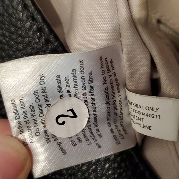 Thirty-one cross body purse bag -flaws Black Maroon - Picture 15 of 16